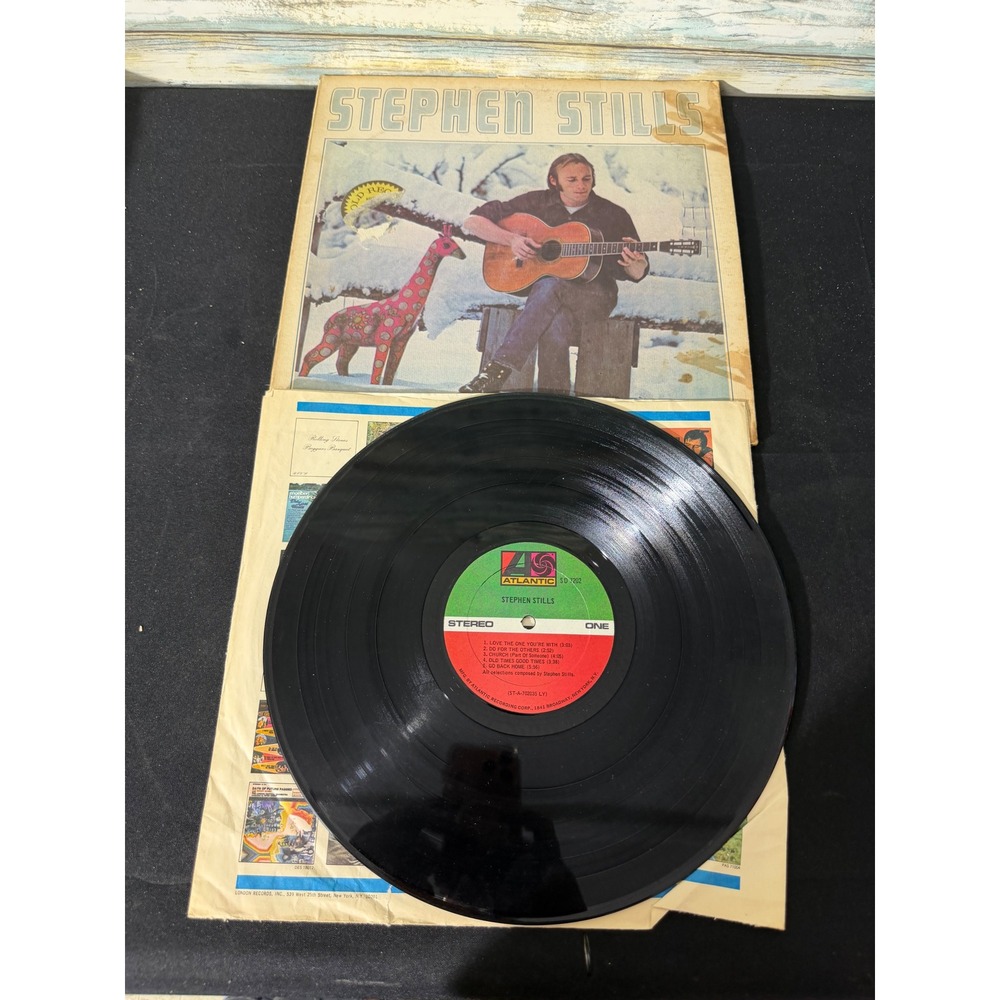 Stephen Stills Vinyl LP 12" Black Good Atlantic SD 7202‎ Classic Rock 1970